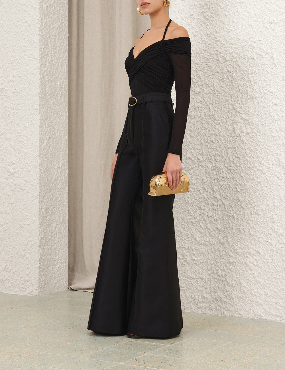 ZIMMERMANN
Illuminate Flare Pant -Black