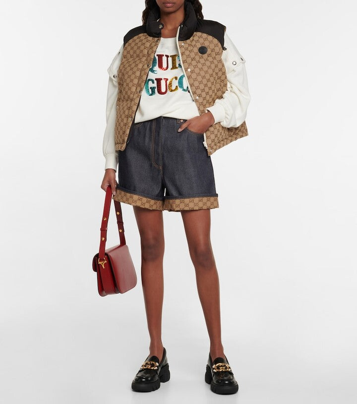 GUCCI
Interlocking G leather loafers