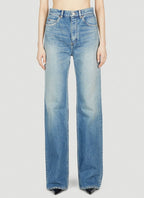 SAINT LAURENT 70'S JEANS IN BLUE VINTAGE DENIM
AUTHENTIC MEDIUM BLUE