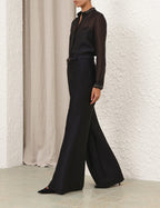 ZIMMERMANN
Hypnotic Jewelled Body Shirt – Black