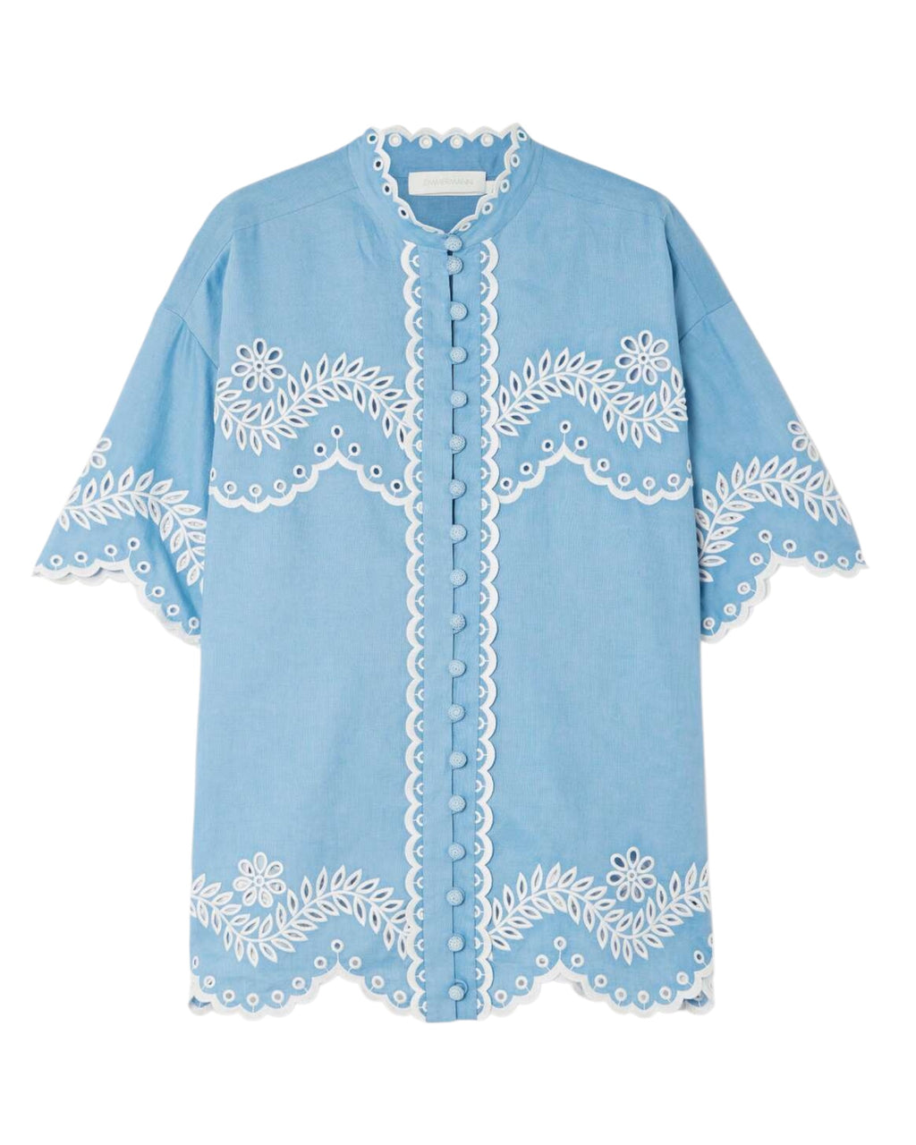 ZIMMERMANN

Junie Broderie Anglaise Linen Shirt