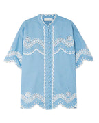 ZIMMERMANN

Junie Broderie Anglaise Linen Shirt