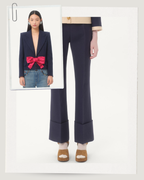 0001  VALENTINO GARAVANI — Viscose Jacket with Bow