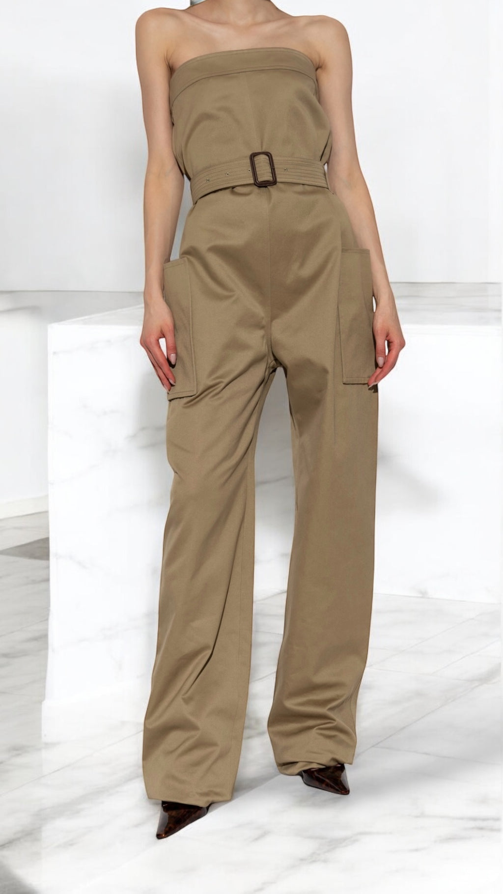 ALESSANDRO CHLOE NON SHOULDER JUMPSUIT