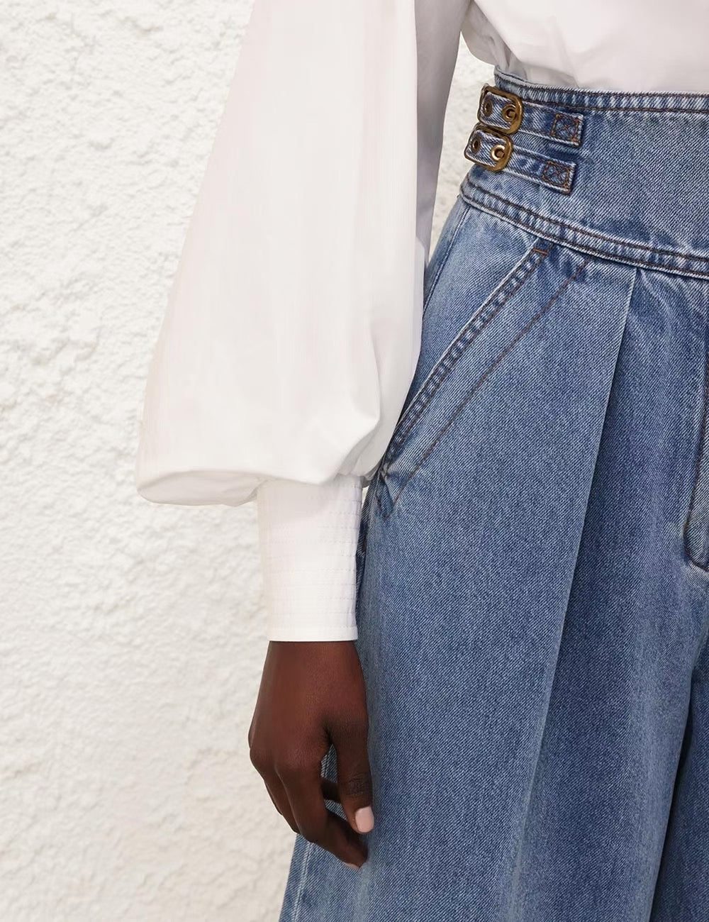 ZIMMERMANN
Utility Billow Blouse – Ivory