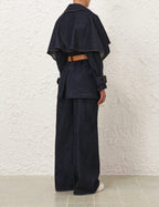 Zimmermann 
Crush Denim Trench Coat
