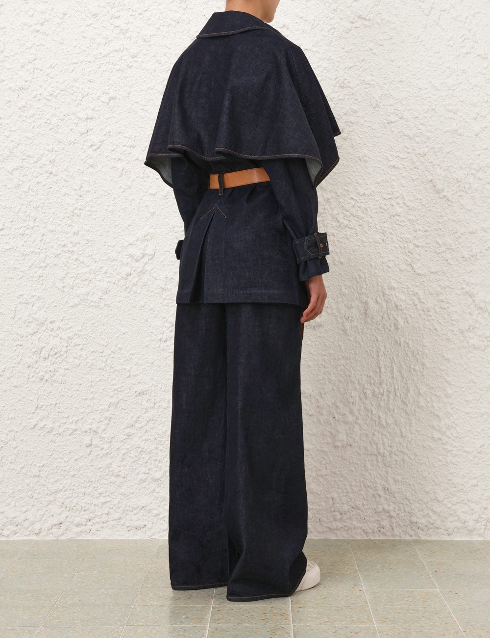 Zimmermann 
Crush Denim Trench Coat