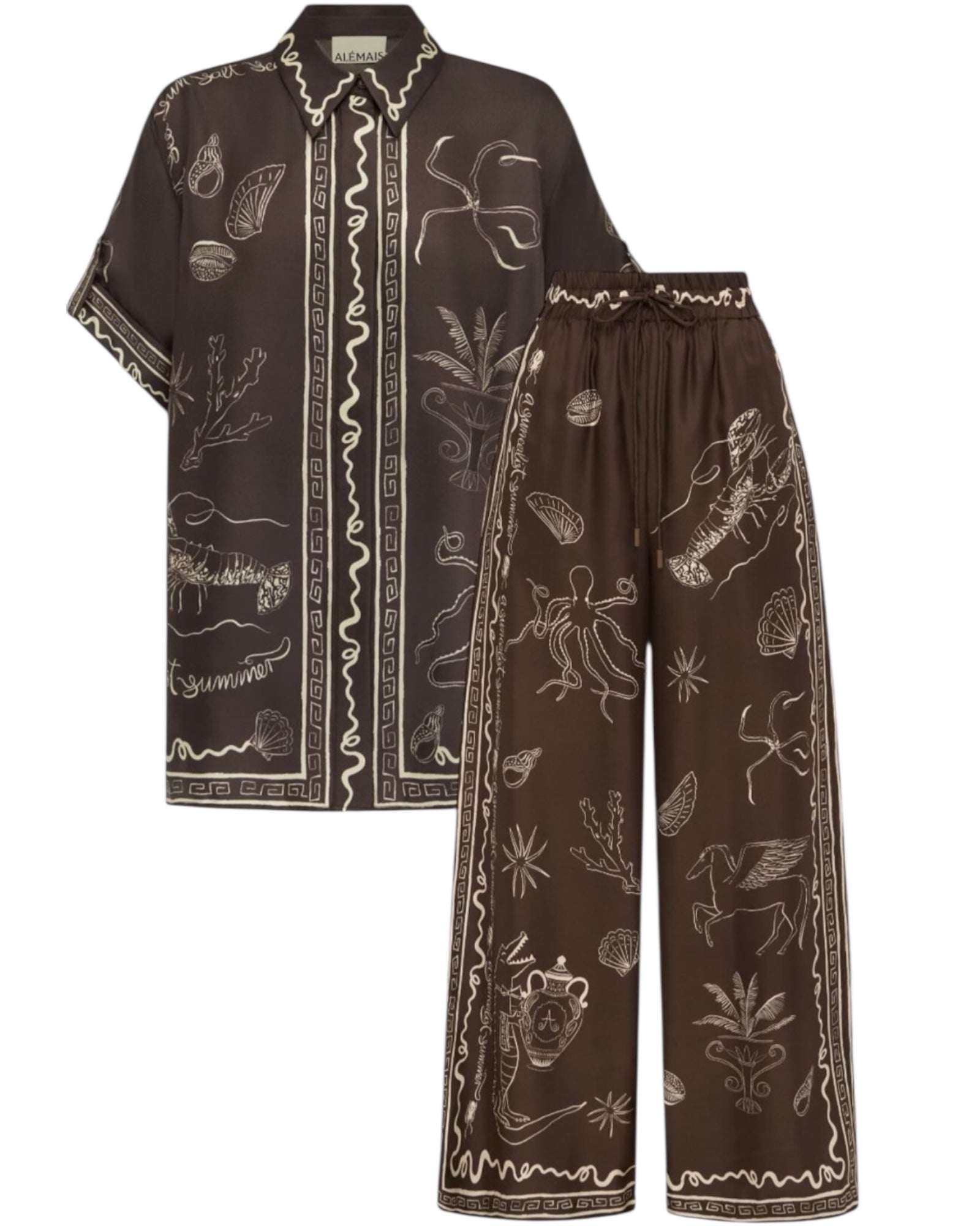 0103 ALÉMAIS

Sammy Silk Shirt & Pant Set