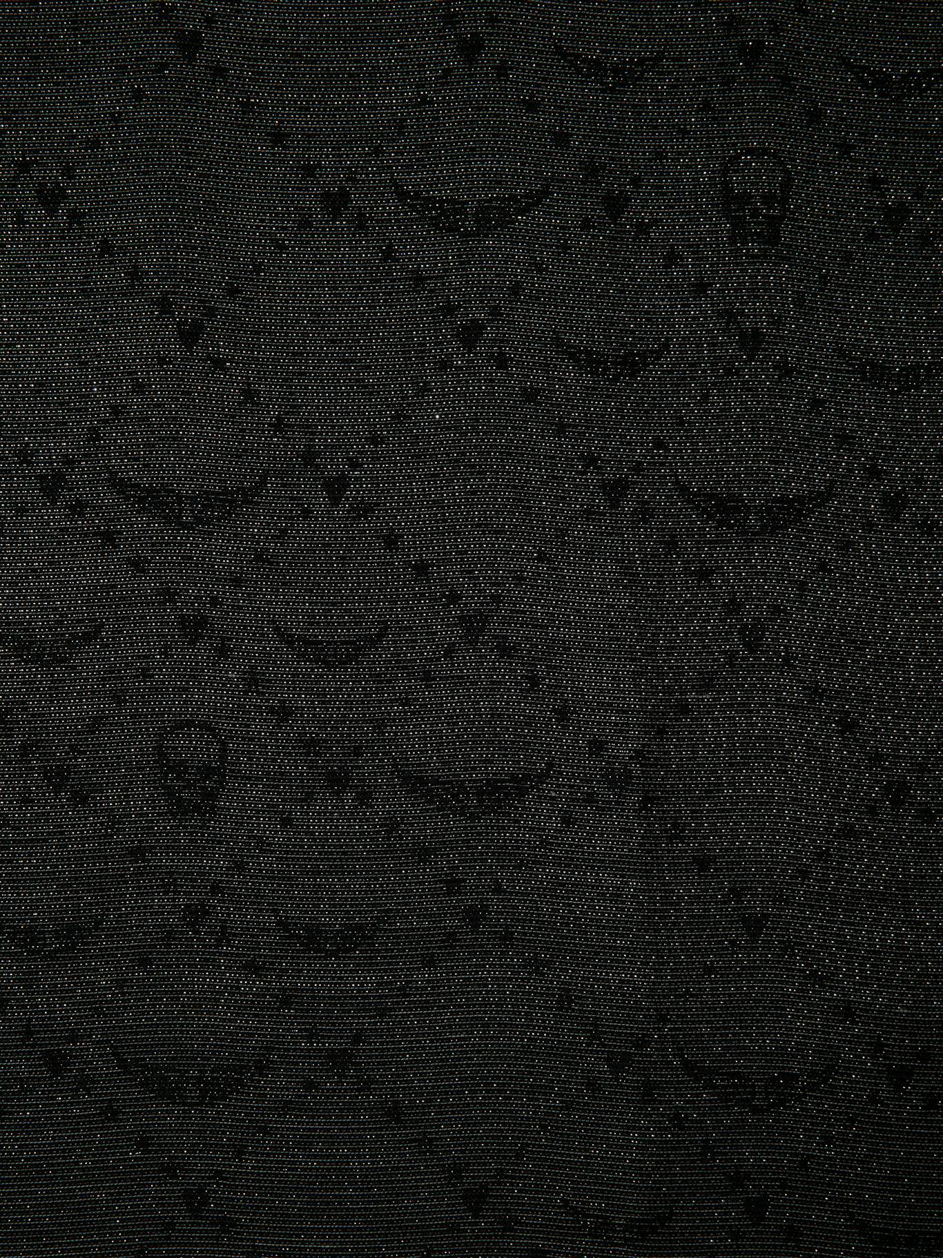 ZADIG & VOLTAIRE Glenn Metallic Monogram Scarf 135