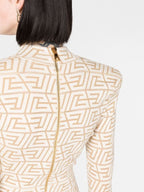 BALMAIN
Knitted dress with monogram