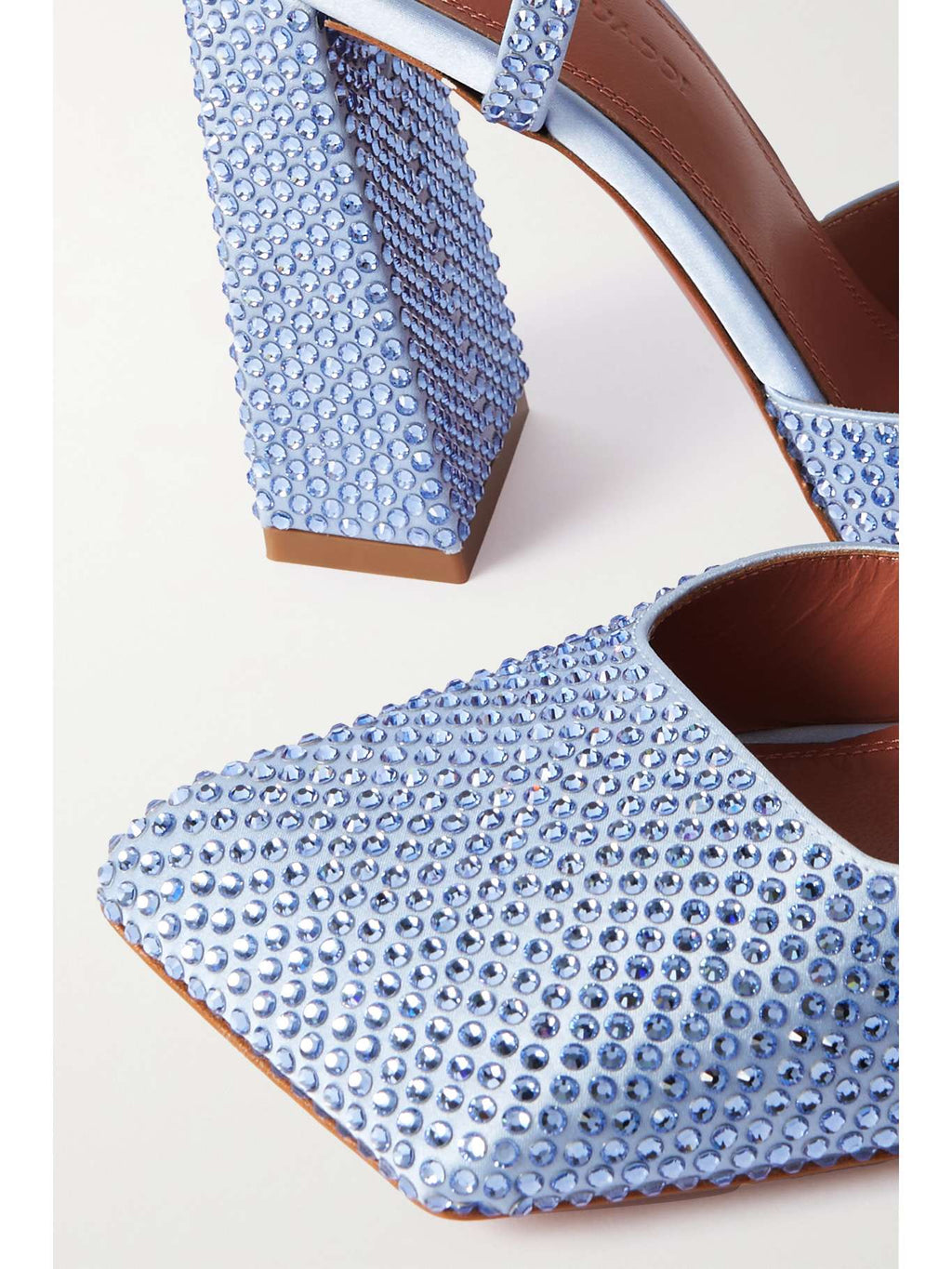 AMINA MUADDI CHARLOTTE CRYSTAL PUMP