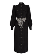 ZIMMERMANN Shirt silk midi belted dress