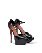 AMINA MUADDI
Angelica leather platform pumps