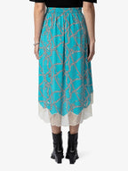 ZADIG & VOLTAIRE
Joslin Chain-Print Silk Midi Skirt