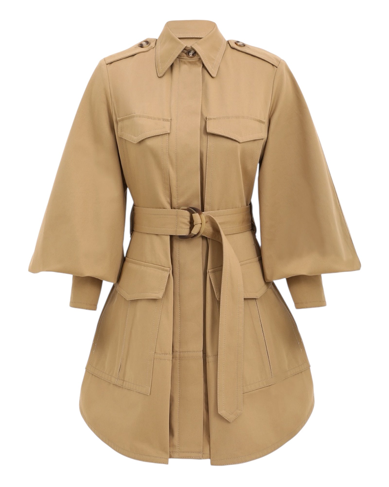 Zimmermann 
ILLUMINATE CARGO MINI DRESS