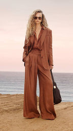 ZIMMERMANN 
Illuminate Linen Wide Leg Pant