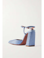 AMINA MUADDI CHARLOTTE CRYSTAL PUMP