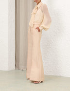 ZIMMERMANN
Illuminate Flare Pant – Macadamia