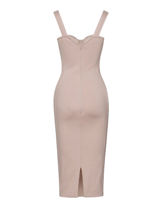 POEM PINK DRESS WITH LACE