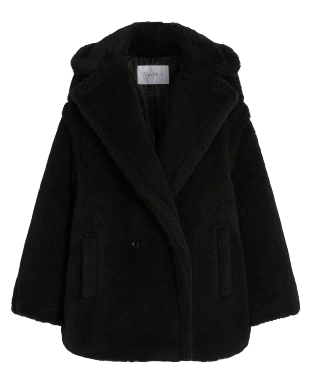 MAX MARA
Olga Teddy Bear Short Coat – Black