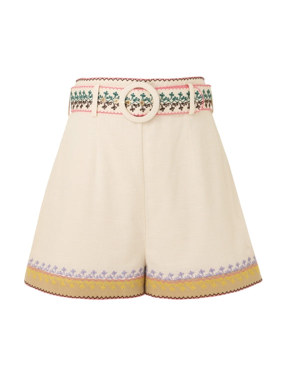 ZIMMERMANN

August Embroidered Short