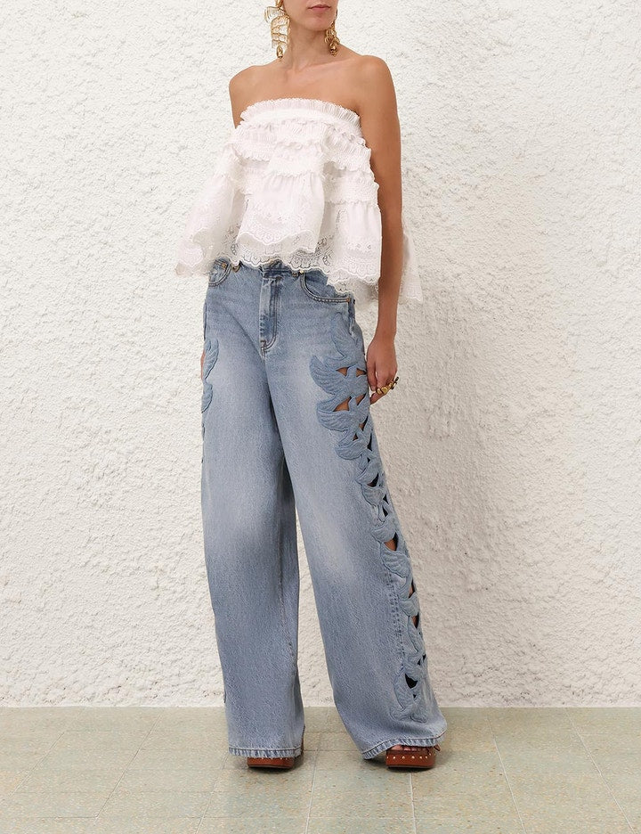 ZIMMERMANN – Alchemy Appliqué Relaxed Flare