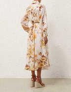 Zimmermann Ottie Tuck Shirt Dress