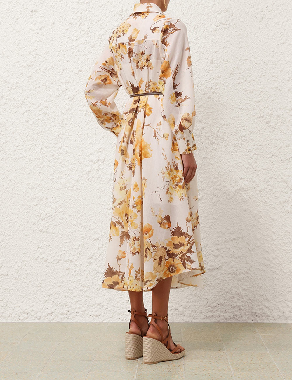 Zimmermann Ottie Tuck Shirt Dress