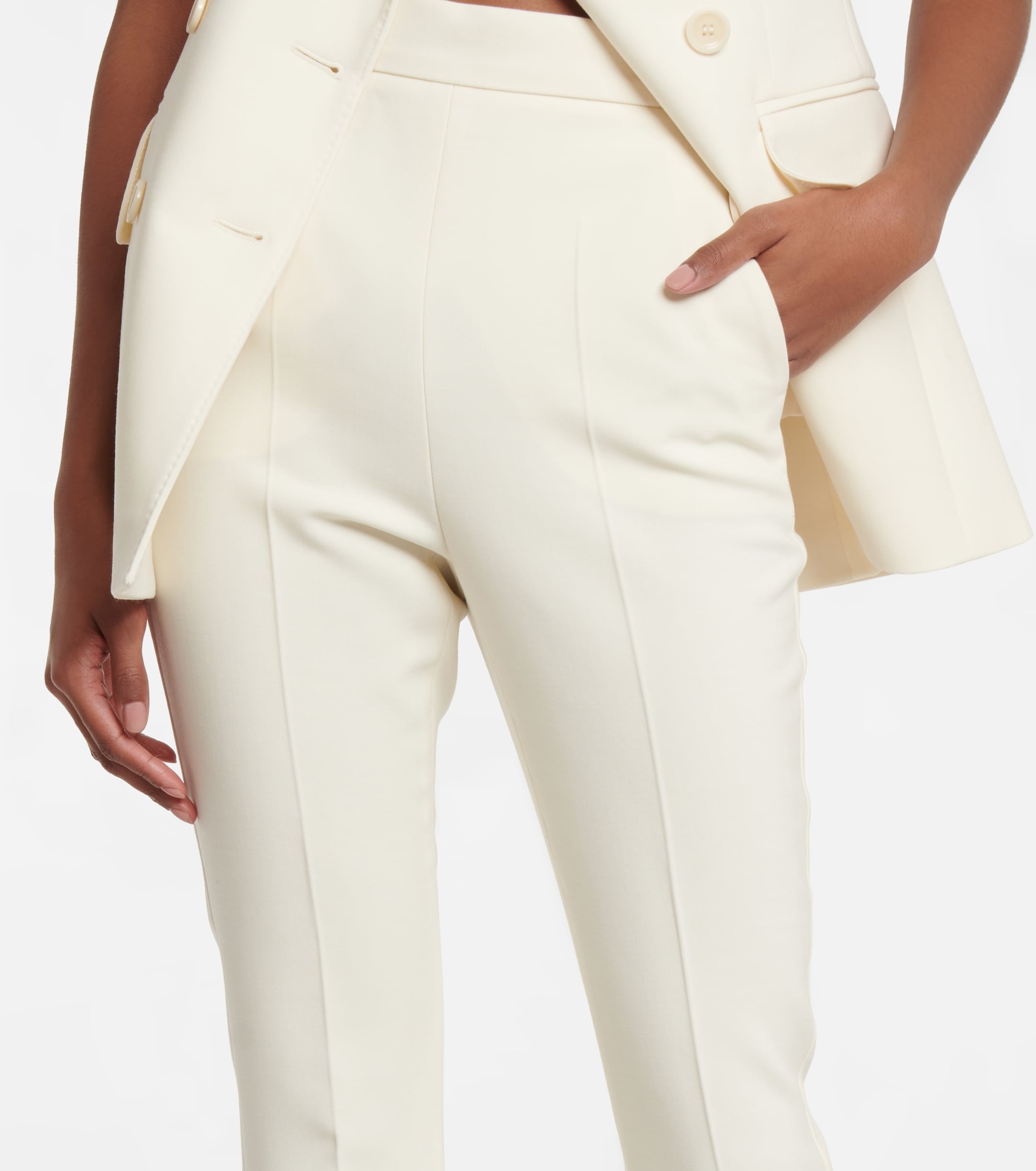 MaxMara
Nepeta cropped wool-blend pants