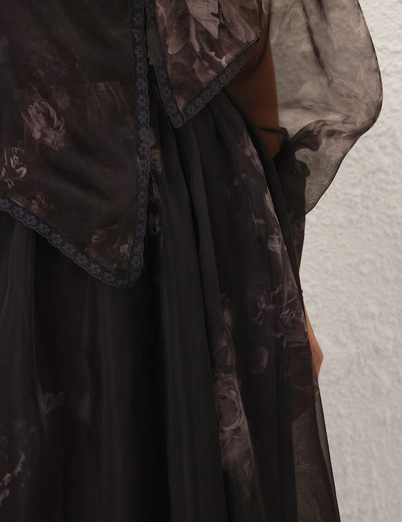 Zimmermann Hypnotic Maxi Skirt — Ghost Floral