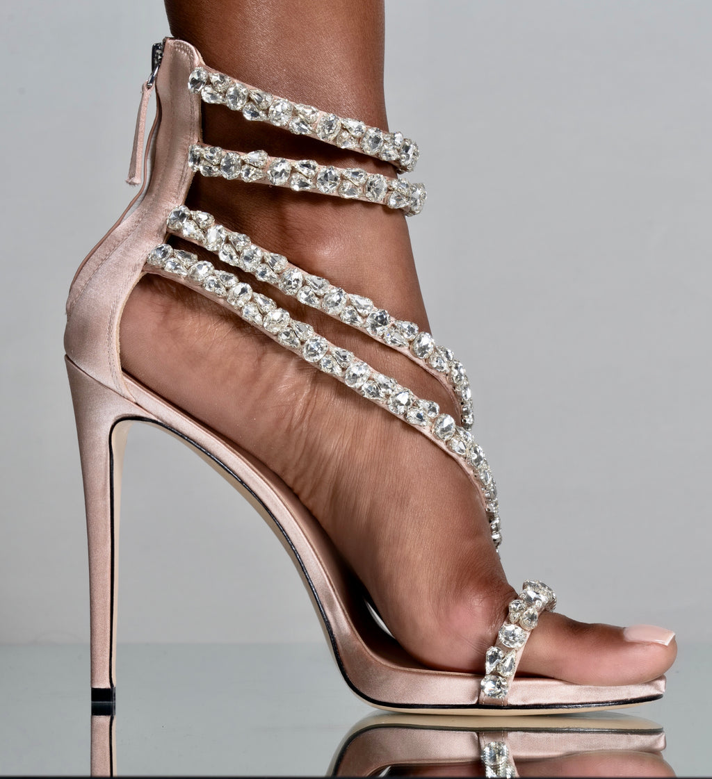 AMINAH ABDUL JILLIL SOLEIL SANDAL TAN