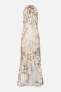 CAMILLA Bias Halter Dress With Ruffle Hem – Palacio Playground