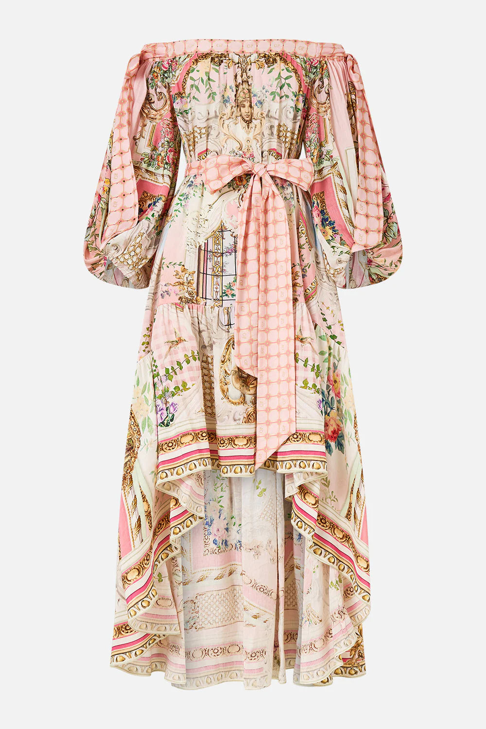 CAMILLA Bow Sleeve Maxi Dress – Lisbon Lullaby