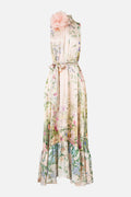 CAMILLA Necktie Dress With Elasticated Waist