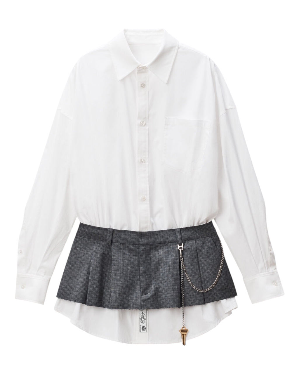ALEXANDER WANG

Grey & White Pre-Styled Shirtdress