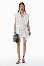 ALEXANDER WANG

White Pre-Styled Cotton Shirtdress