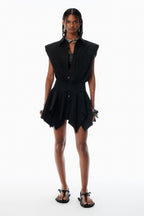 ALEXANDER WANG

Black Pre-Styled Cotton Shirtdress