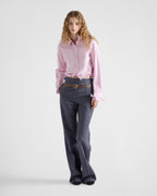 PRADA

Oxford Cotton Shirt in Alabaster Pink