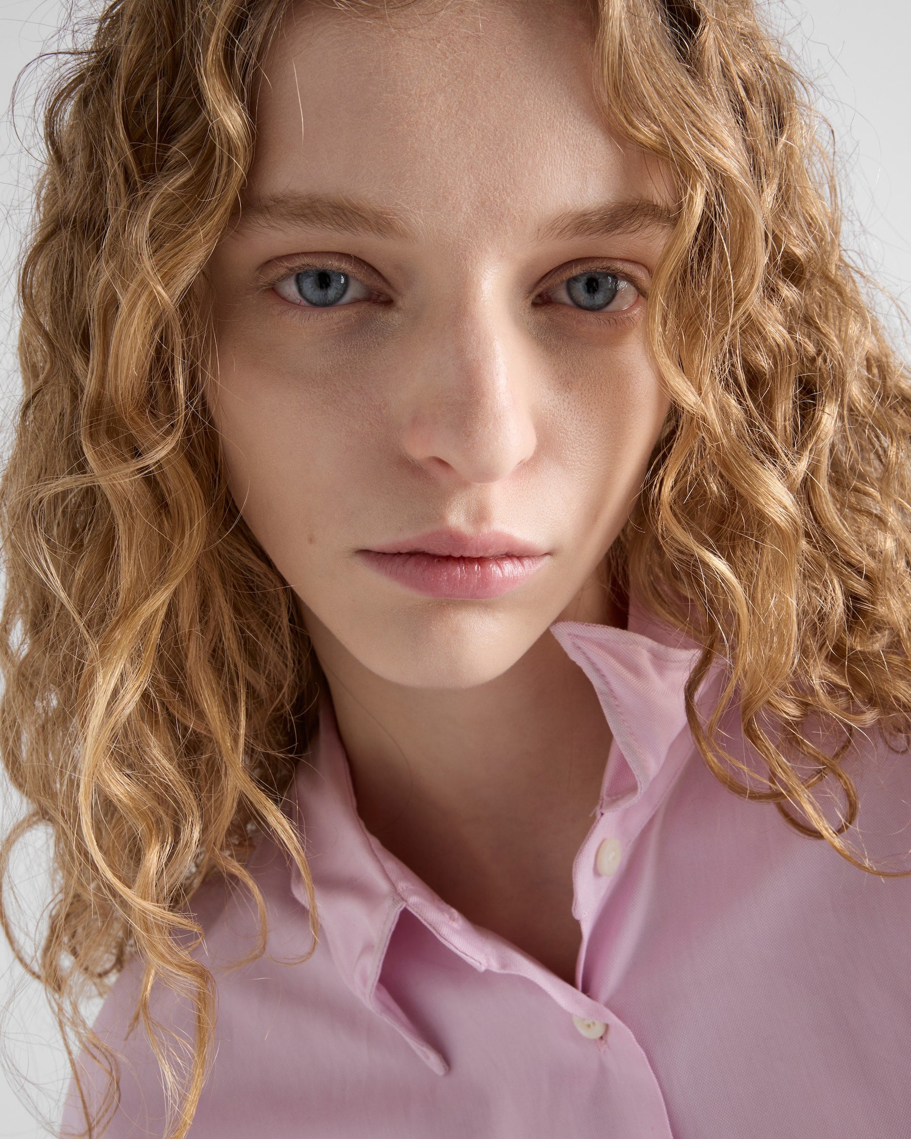 PRADA

Oxford Cotton Shirt in Alabaster Pink