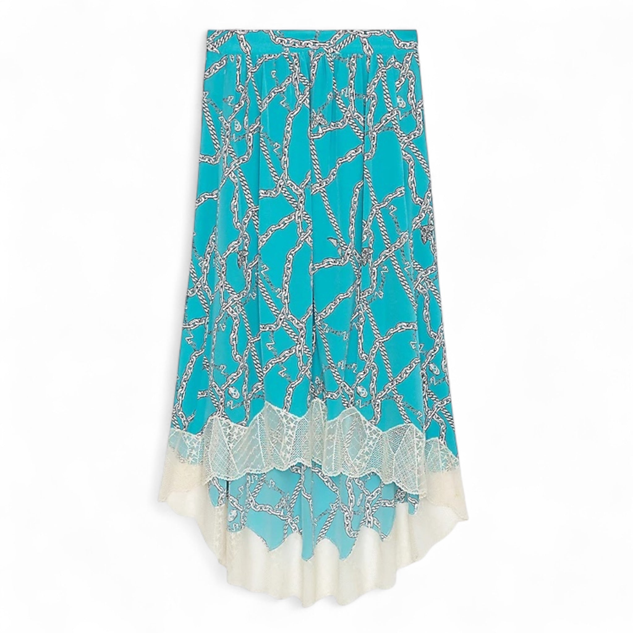 ZADIG & VOLTAIRE
Joslin Chain-Print Silk Midi Skirt