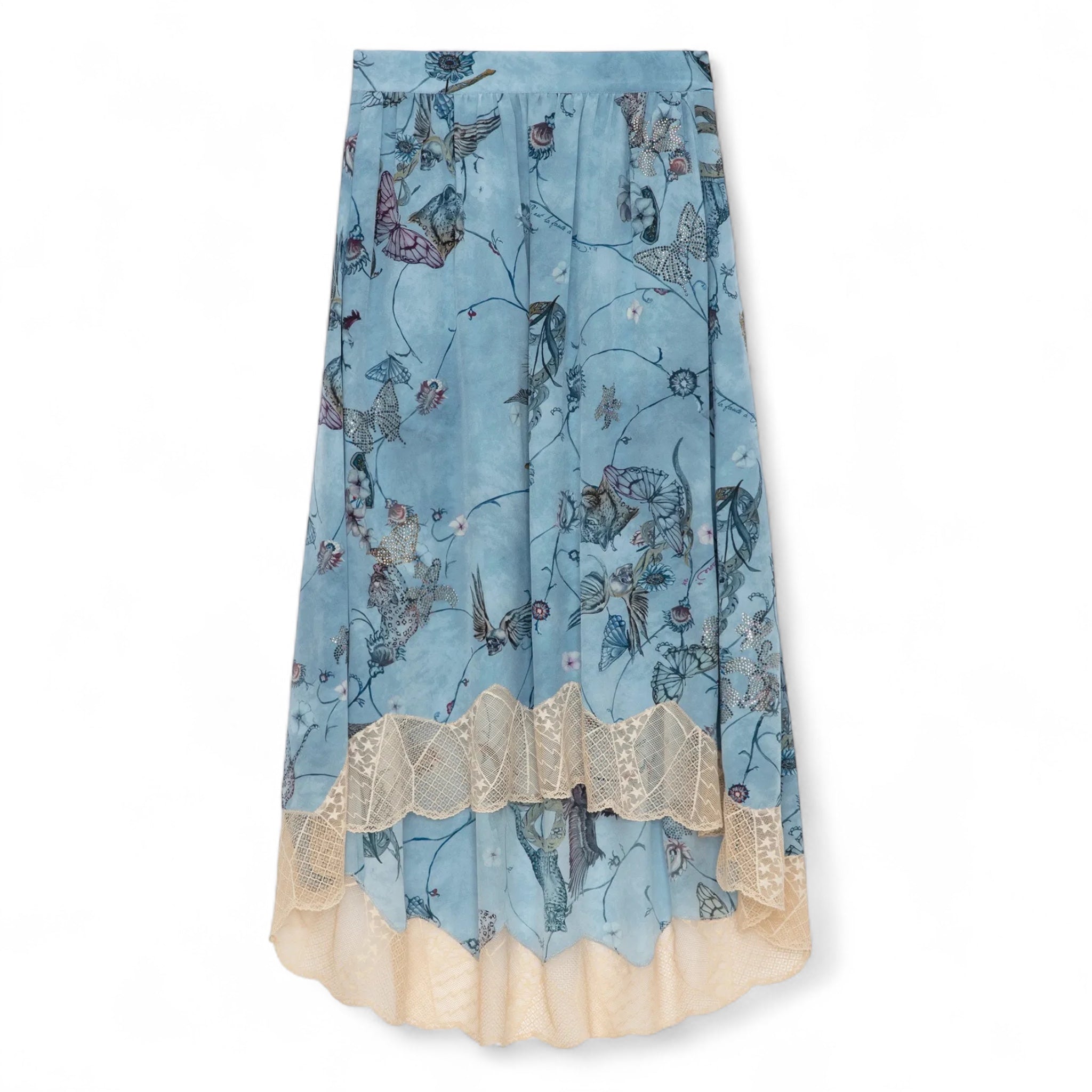 ZADIG & VOLTAIRE
Joslin Diamanté Silk Skirt