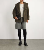 MAX MARA
Green Alpaca-Blend Short Teddy Coat