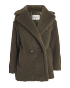 MAX MARA
Green Alpaca-Blend Short Teddy Coat