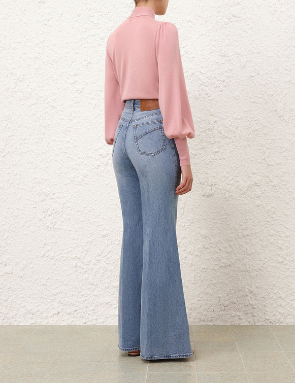 ZIMMERMANN Flare Jean – Dawn Blue