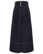 ZIMMERMANN Denim Culotte – Night Sky