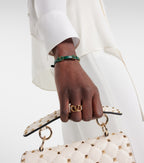 VALENTINO GARAVANI
VLogo embellished leather bracelet