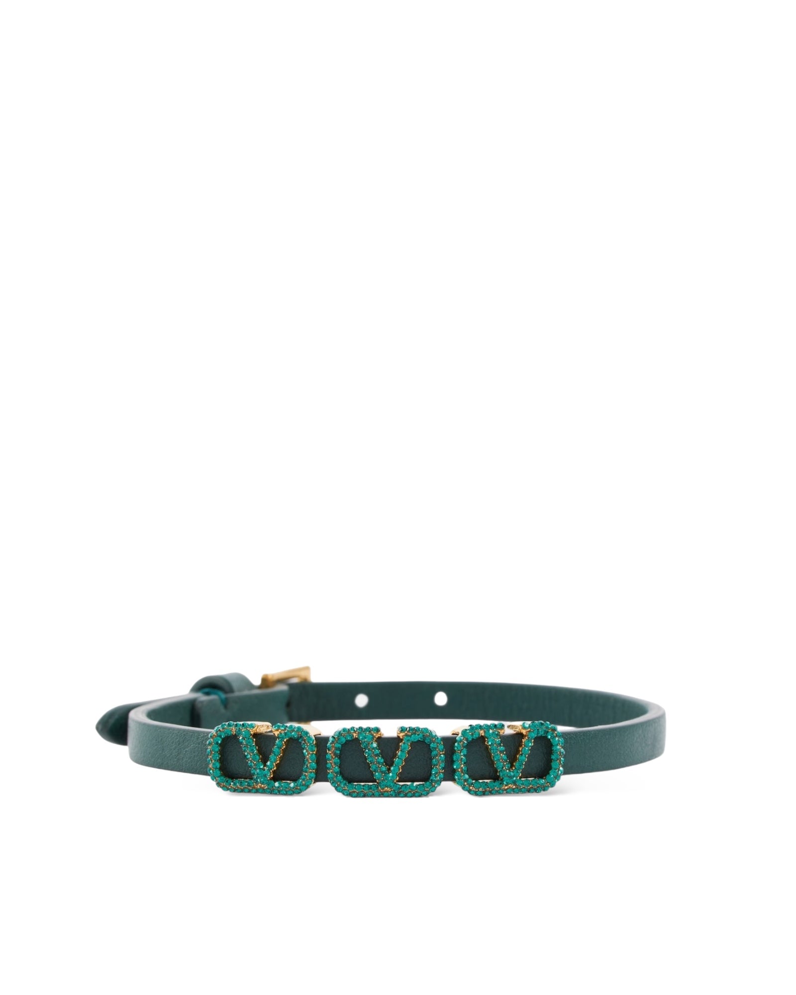 VALENTINO GARAVANI
VLogo embellished leather bracelet