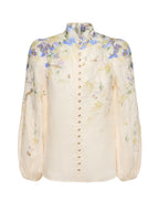 ZIMMERMANN Harmony Blouse in Citrus Butterflies