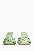 БОТТЕГА ВЕНЕТА
 Мюли с подкладкой из металлизированной кожи