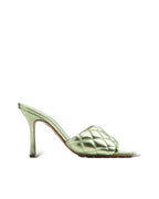 БОТТЕГА ВЕНЕТА
 Мюли с подкладкой из металлизированной кожи